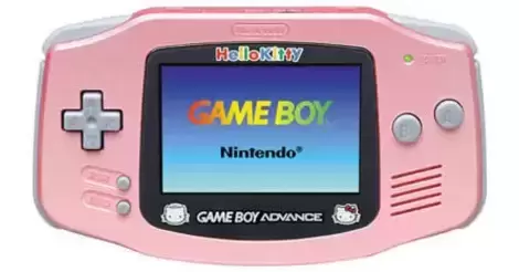 Game Boy Advance Hello Kitty - Pink with logo - Game Boy Advance