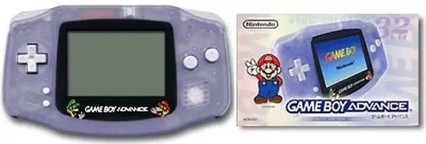 Game Boy Advance - Game Boy Advance Jasco - Glacier with Mario artwork