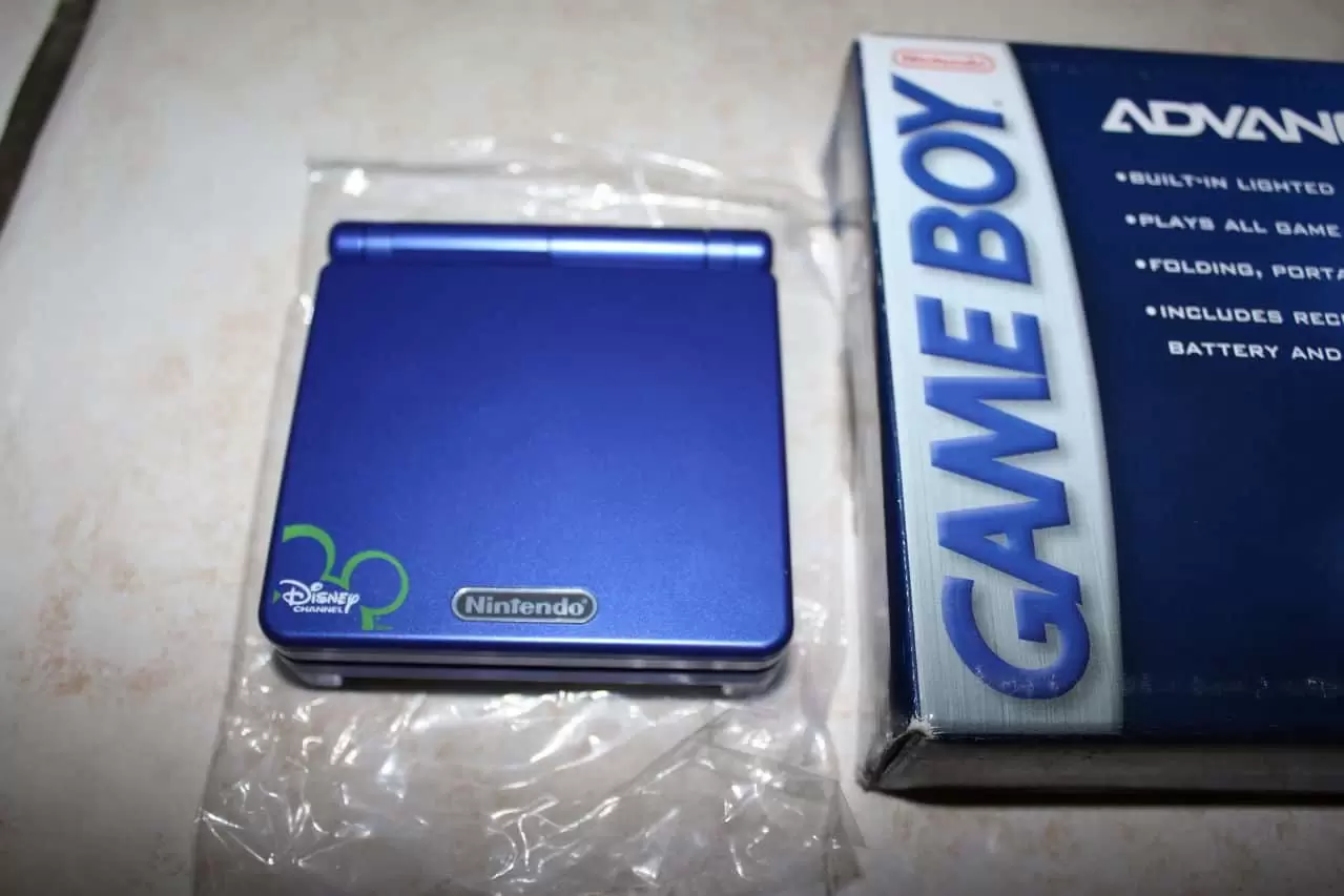 Game Boy Advance SP - Game Boy Advance SP Disney Channel Promo Blue