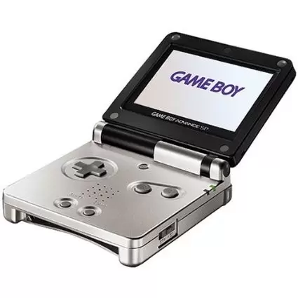 Game Boy Advance SP - Game Boy Advance SP Dual Platinum/Onyx