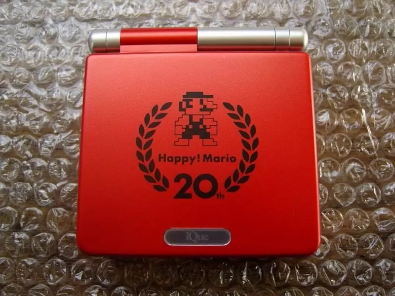 Årligt morfin Topmøde Game Boy Advance SP iQue Mario 20th Anniversary Red - Game Boy Advance SP