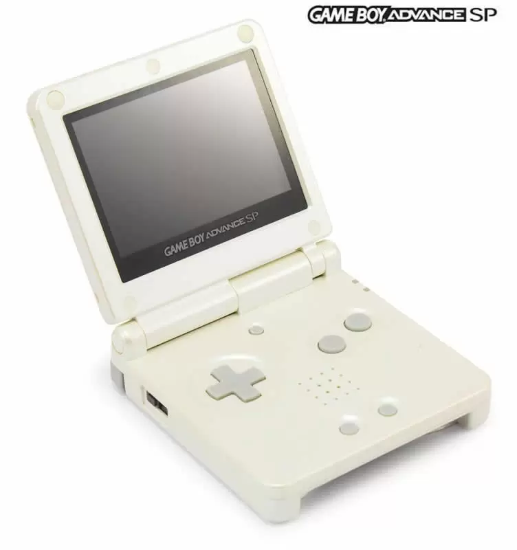 Game Boy Advance SP - Game Boy Advance SP Pearl White