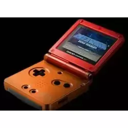 Game Boy Advance SP Samus Satin Red Orange