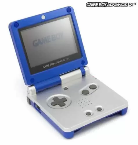 Game Boy Advance SP - Game Boy Advance SP Silver Blue