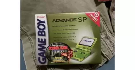 Target GBA Nintendo Game Boy Advance Console CIB Exclusive w/ Mario Advance