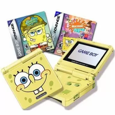 Game Boy Advance SP - Game Boy Advance SP Toys \'R\' US SpongeBob SquarePants