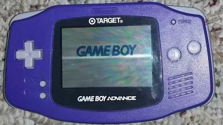 Game Boy Advance - Game Boy Advance Target - Grape with logo