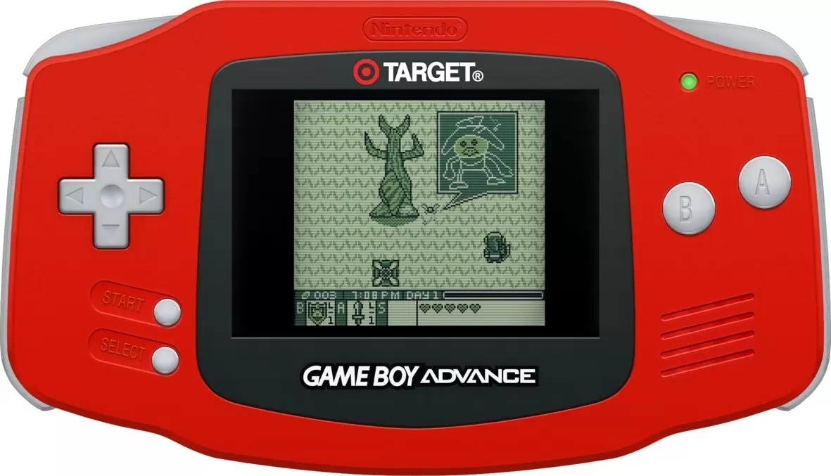 Game Boy Advance - Game Boy Advance Target - Red with logo
