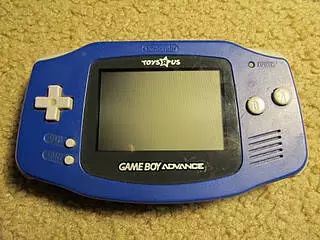 Game Boy Advance - Game Boy Advance Toys \'R\' Us - Solid Midnight Blue with logo