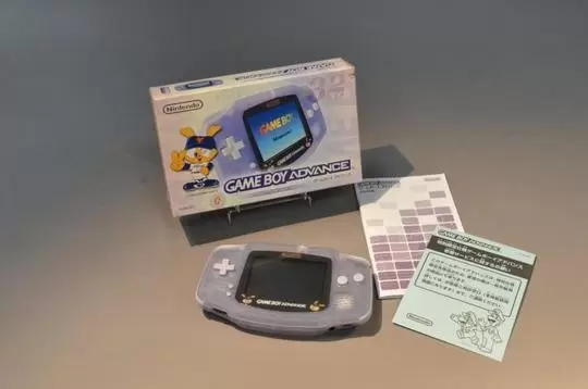 Game Boy Advance - Game Boy Advance Yomiuri Giants - Clear Purple with artwork