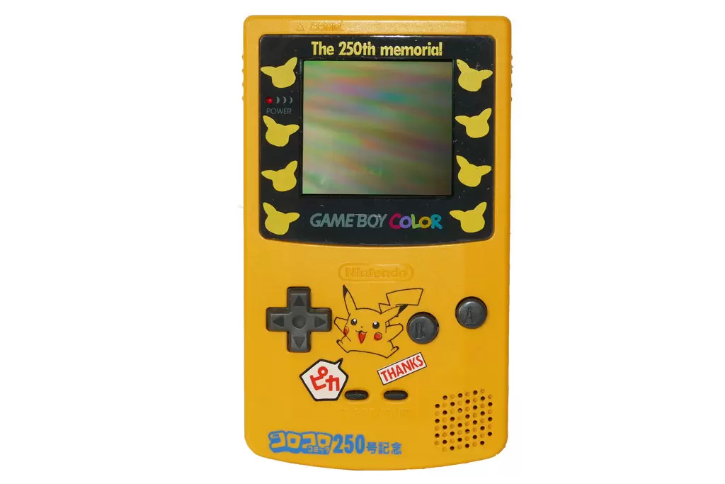 Gameboy Color Pokemon Pikachu Edition Nintendo Clear Orange Silver