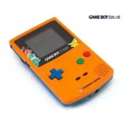 Game Boy Color Pokémon Center – Orange and Bue with artwork and logo