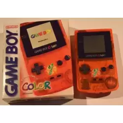 Game Boy Color Yedigun Clear Orange with logo