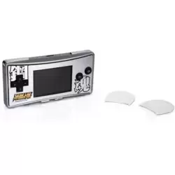 Game Boy Micro Super Robo Taisen - Black Faceplate with logo by Nintendo