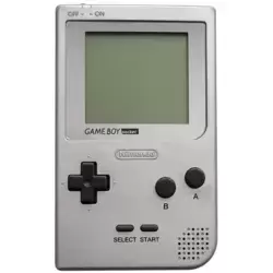 Game Boy Pocket Silver Grey Border