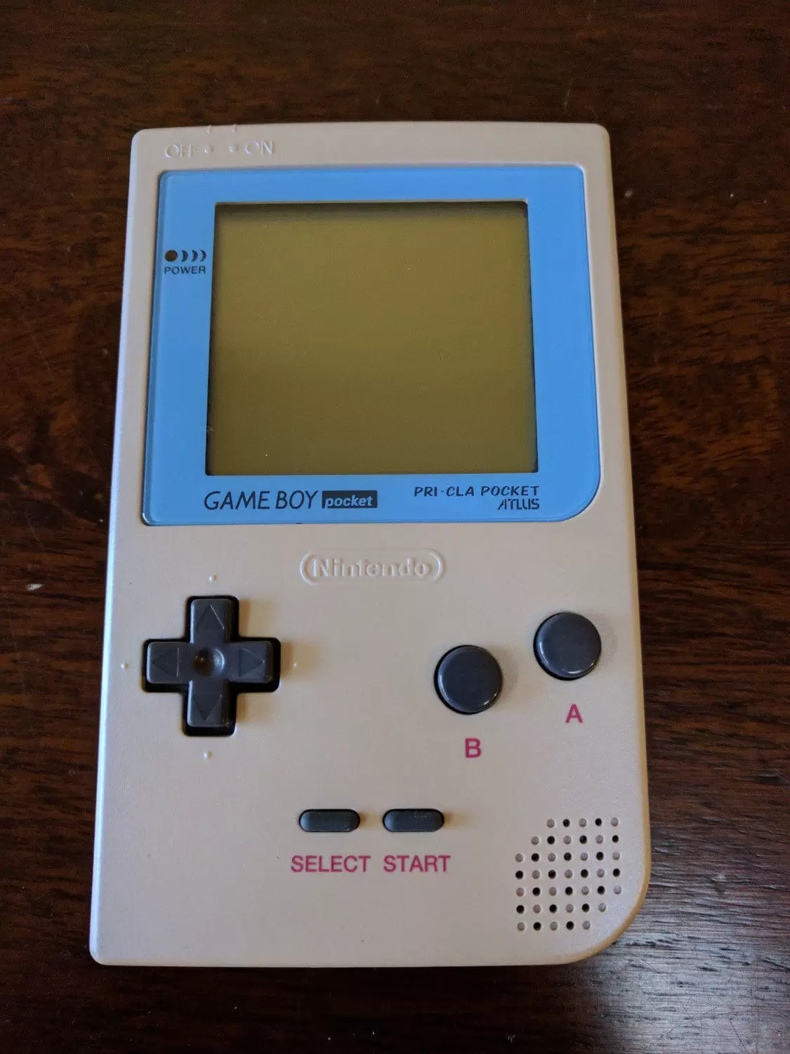 Game Boy Pocket - Game Boy Pocket White Pri-cla Atlus