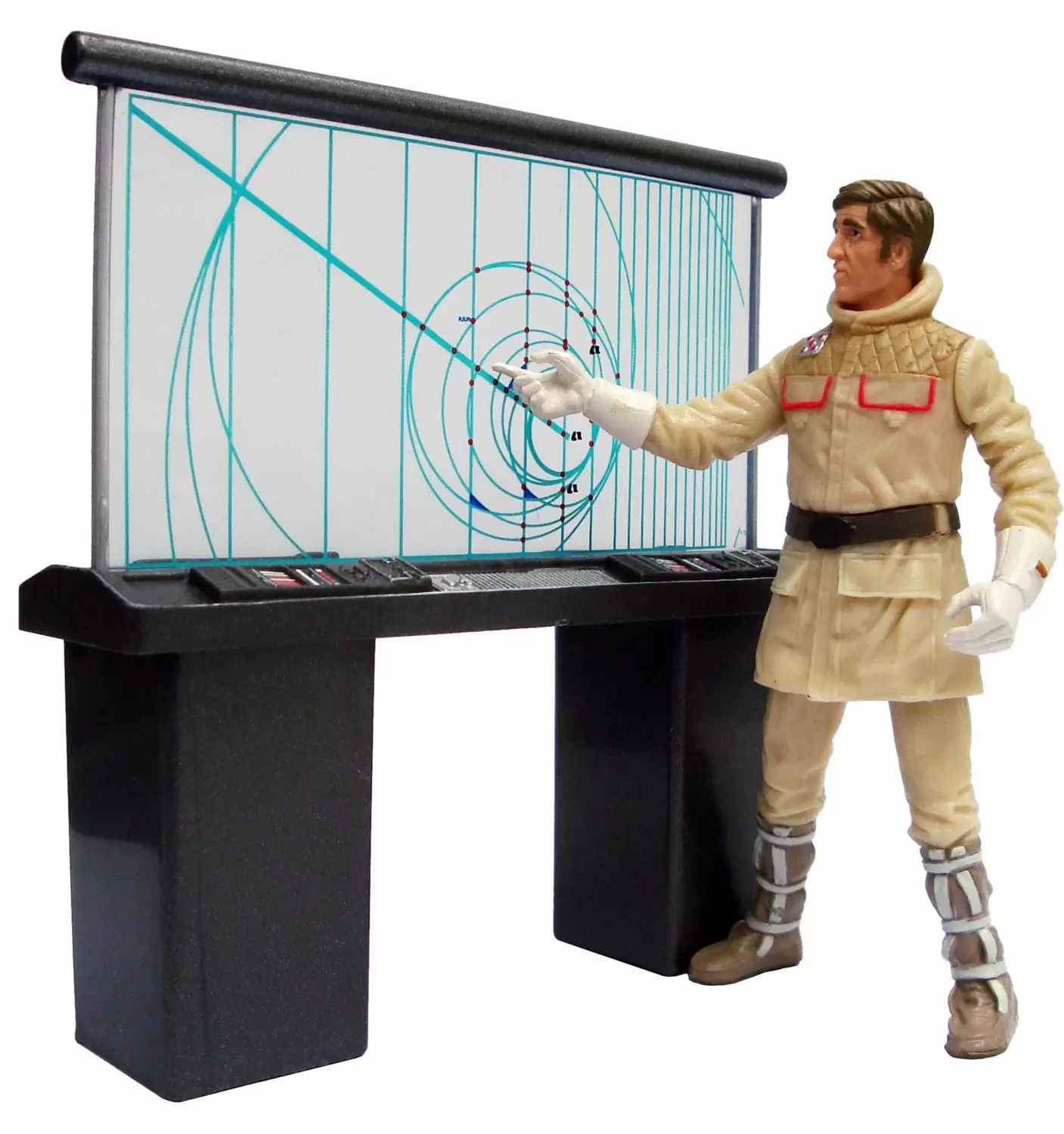 Star Wars SAGA - General Rieekan with Hoth Tactical Screen (Hoth Evacuation )