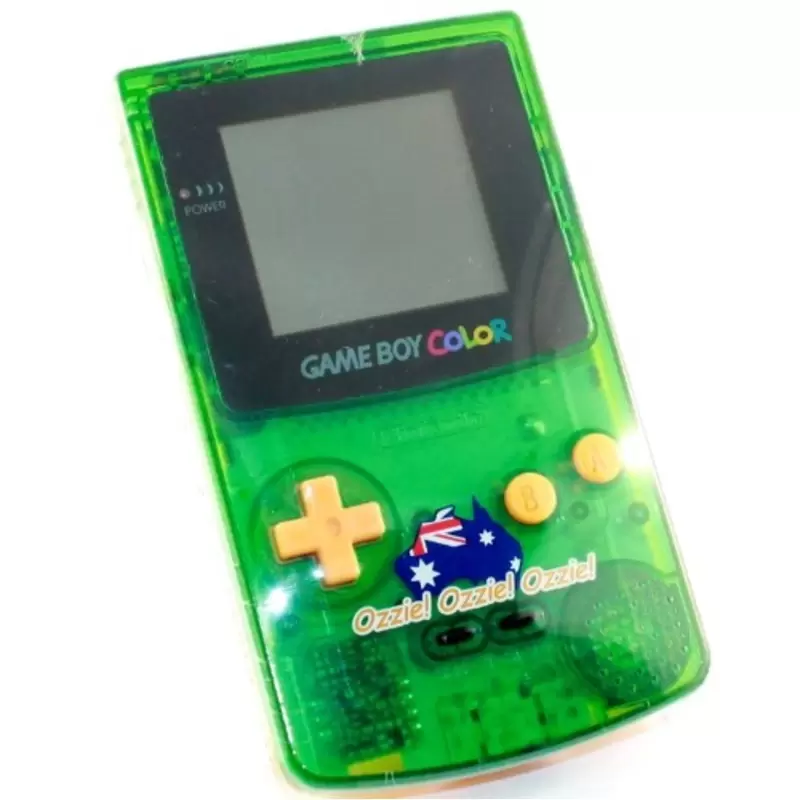 Game Boy Color - Game Boy Color Game Boy Color Ozzie! Ozzie! Ozzie! - Neotones Clear Green and Yellow