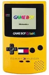 Game Boy Color - Game Boy Color Tommy Hilfiger Yellow with logo