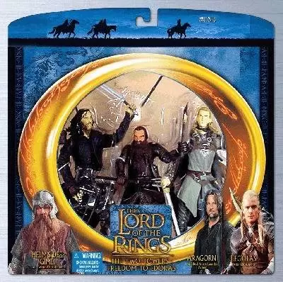 Original Series LOTR - Aragorn, Legolas and Gimli in Freedom to Edoras