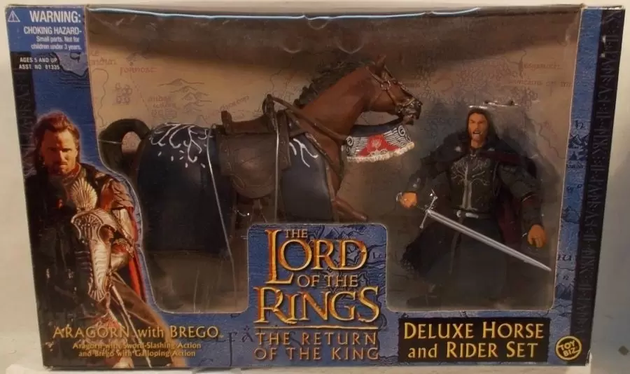 Original Series LOTR - Aragorn with Brego Blue Box