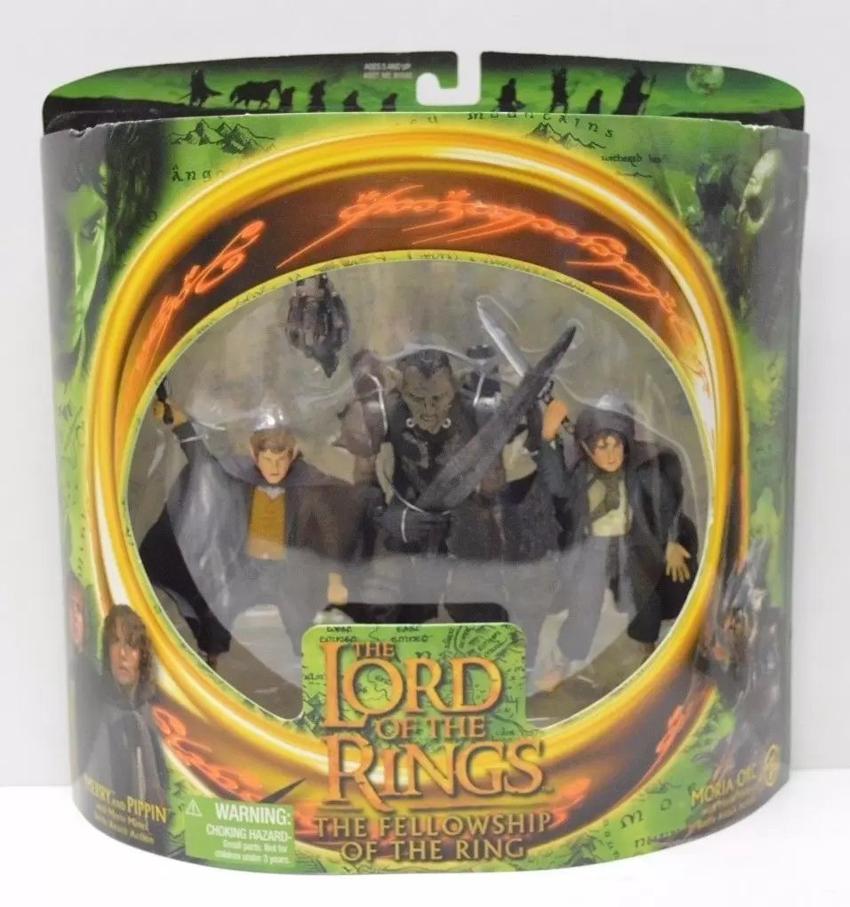 Original Series LOTR - Merry Pippin and Moria Orc 3-Pack
