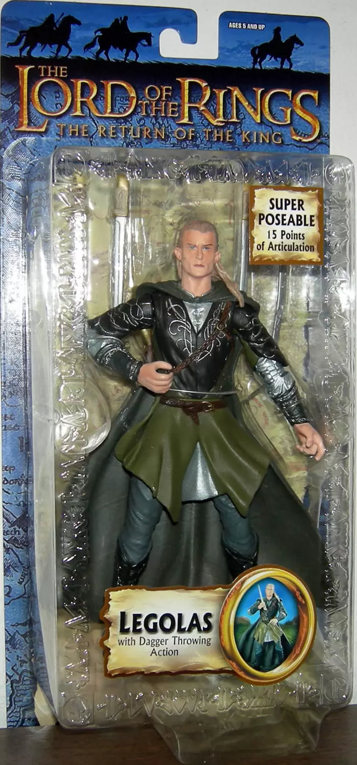 Trilogy Series LOTR - Legolas with Dagger Throwing