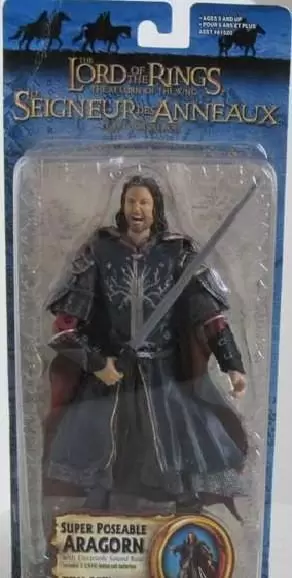 Trilogy Series LOTR - Super Poseable Aragorn with Electric Sound Base