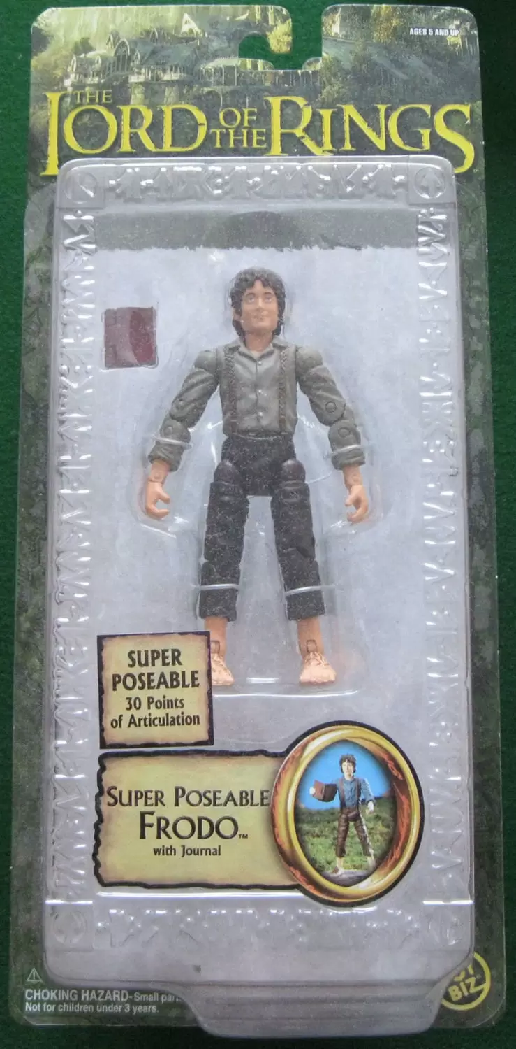 Trilogy Series LOTR - Super Poseable Frodo with Journal