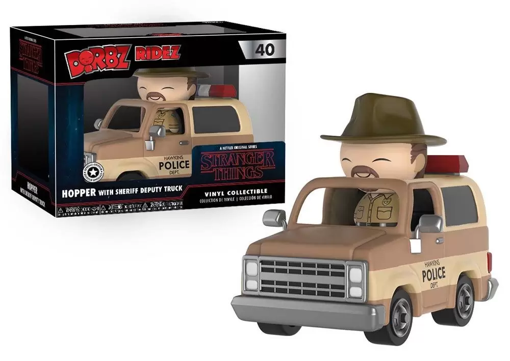 Dorbz Ridez - Stranger Thing - Hopper with Sheriff Deputy Truck