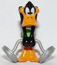 Looney Tunes In greece - Daffy Duck weight lifter