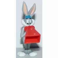 Bugs Bunny tenant un porte-voix