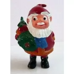 Dwarf holding a christmas tree