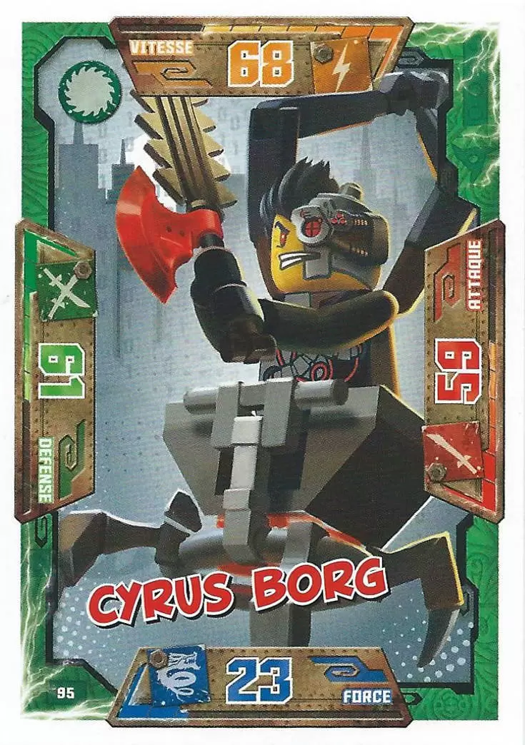 Cartes LEGO Ninjago Masters of Spinjitzu - Cyrus Borg