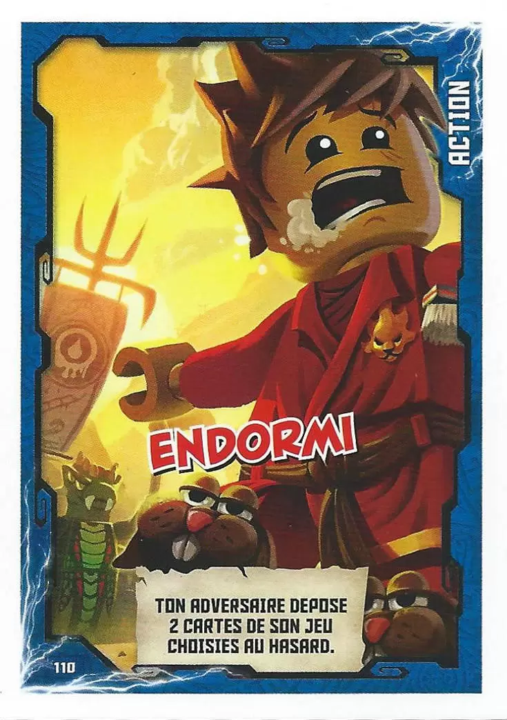 Cartes LEGO Ninjago Masters of Spinjitzu - Endormi