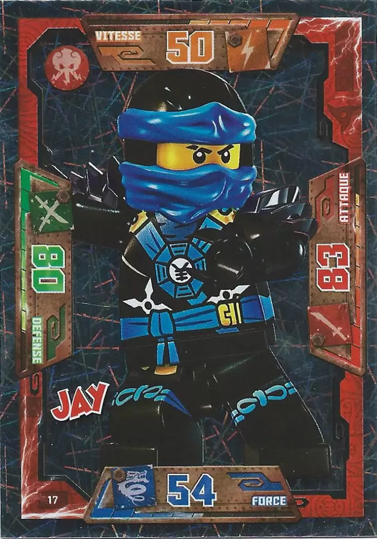 Cartes LEGO Ninjago Masters of Spinjitzu - Jay