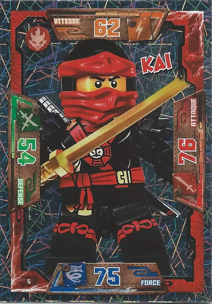 Cartes LEGO Ninjago Masters of Spinjitzu - Kai