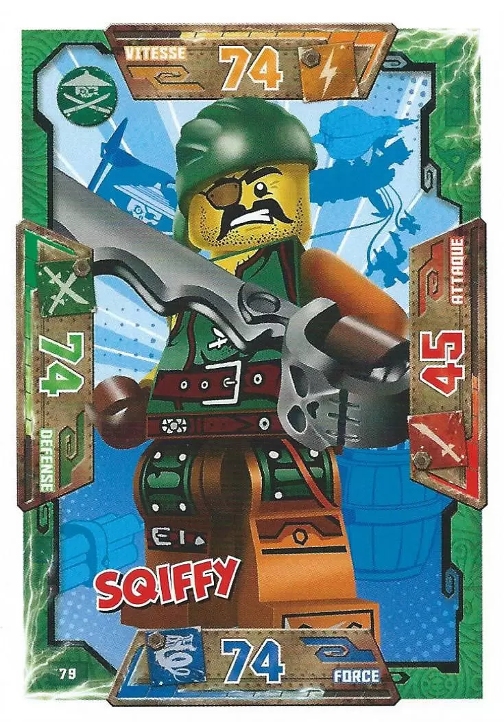 Cartes LEGO Ninjago Masters of Spinjitzu - Sqiffy