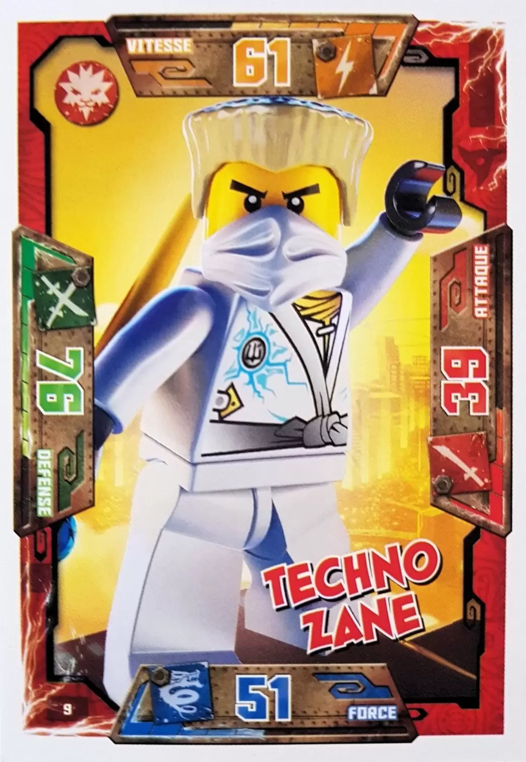 Cartes LEGO Ninjago Masters of Spinjitzu - Techno Zane