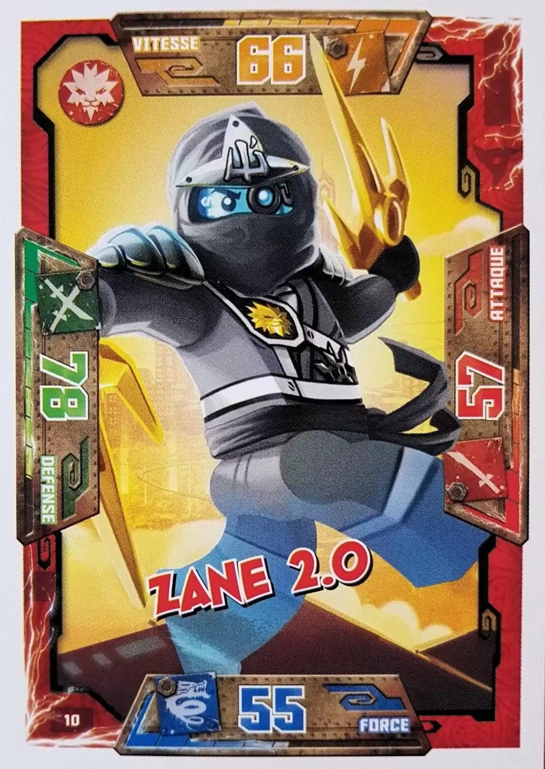 Cartes LEGO Ninjago Masters of Spinjitzu - Zane 2.0