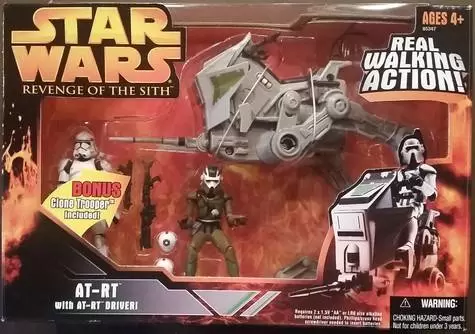 Revenge of the Sith - AT-RT with AT-RT Driver + Bonus Clone Trooper