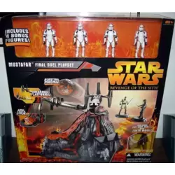 Mustafar Final Duel Playset + 6 figures