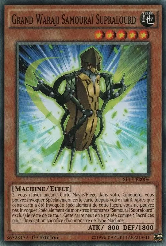 Battle Pack 4 : Pack Etoile Battle Royal SP17 - Grand Waraji Samouraï Supralourd