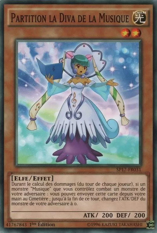 Battle Pack 4 : Pack Etoile Battle Royal SP17 - Partition la Diva de la Musique
