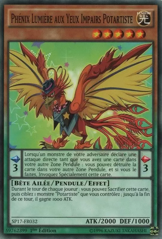 Battle Pack 4 : Pack Etoile Battle Royal SP17 - Phénix Lumière aux Yeux Impairs Potartiste