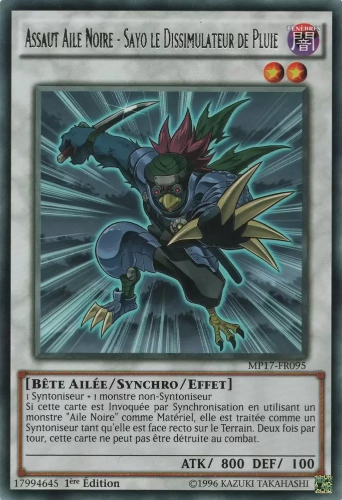Mega Pack 2017 MP17 - Assaut Aile Noire - Sayo Le Dissimulateur De Pluie