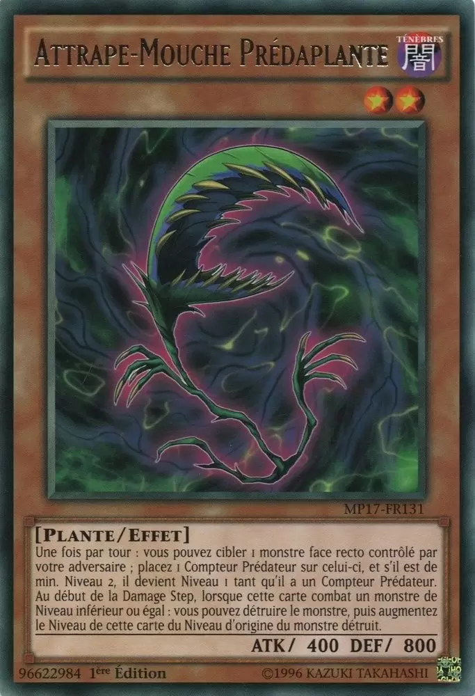 Mega Pack 2017 MP17 - Attrape-mouche Prédaplante