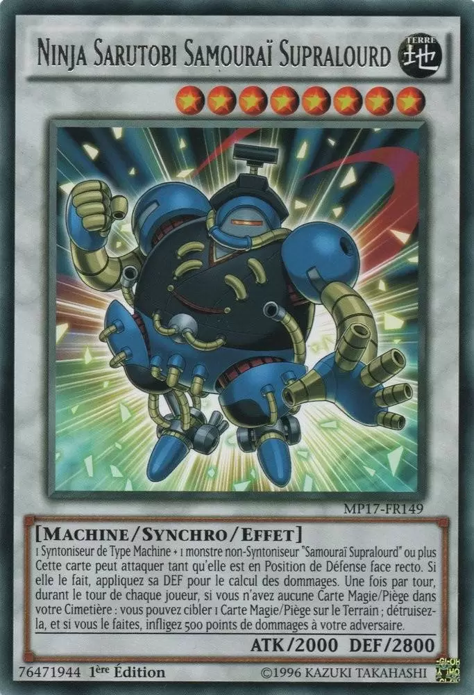 Mega Pack 2017 MP17 - Ninja Sarutobi Samouraï Supralourd