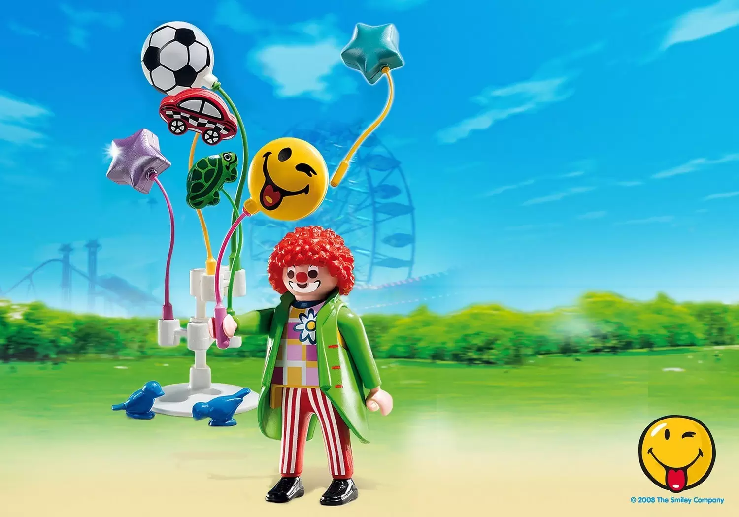 Playmobil Circus - Clown avec ballon Smiley