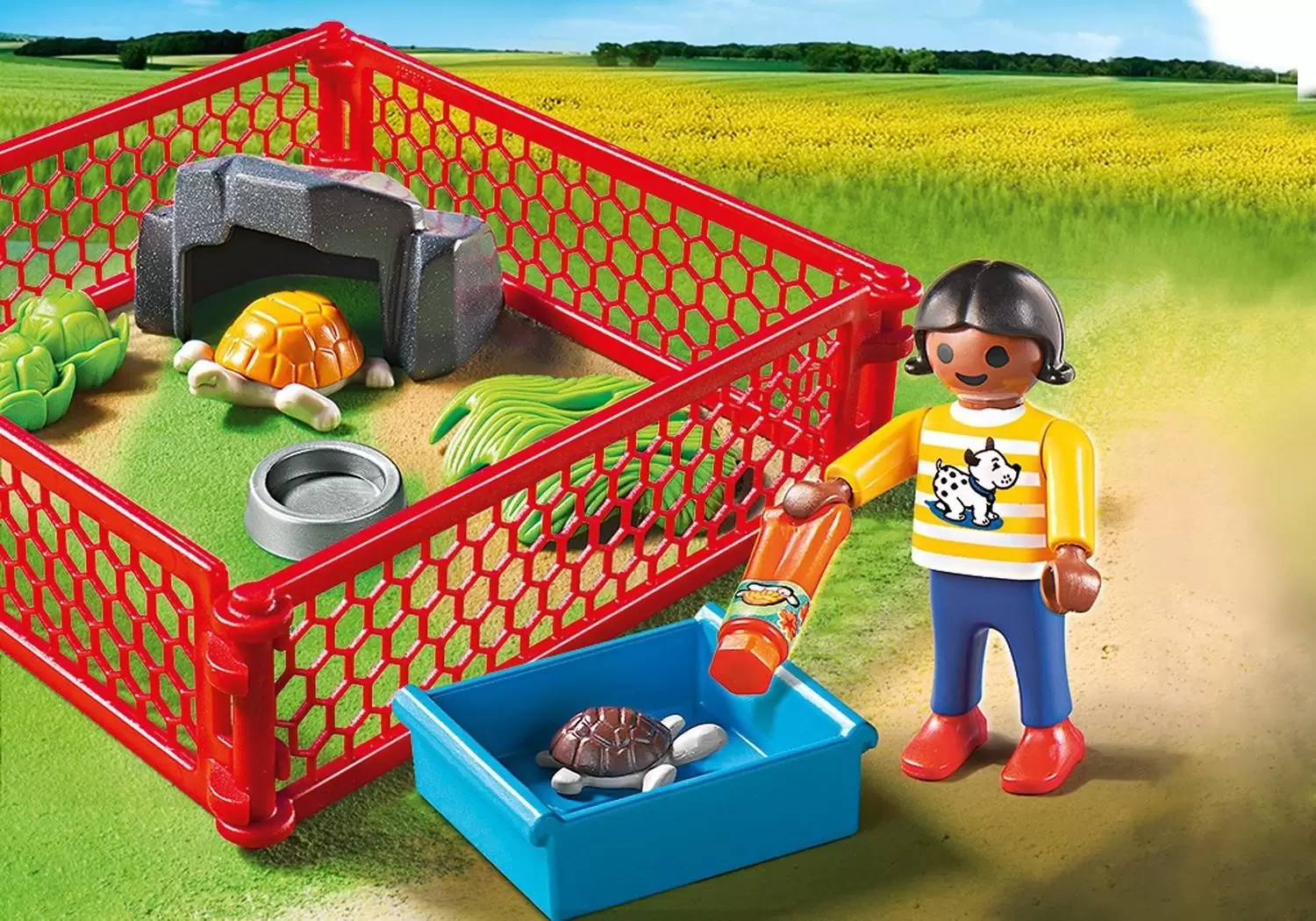 Playmobil in the City - Turtle Enclosure Building Kit